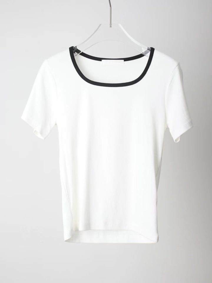 Collar contrast Tee