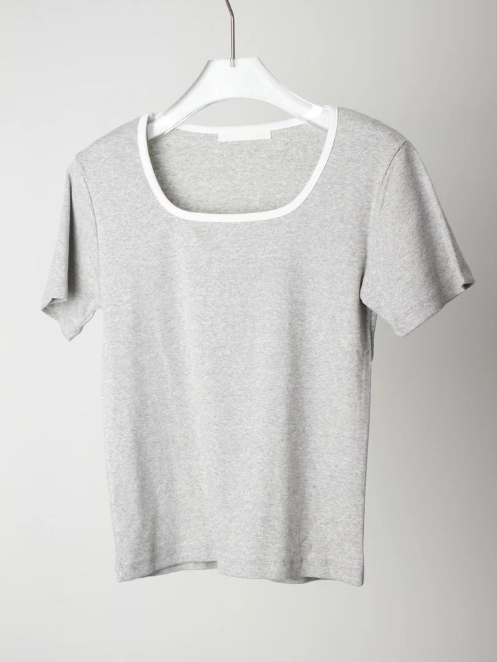 Collar contrast Tee