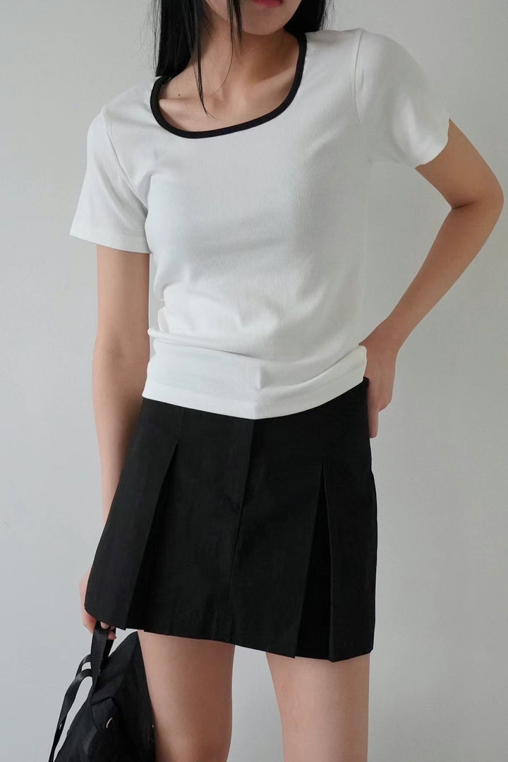 Collar contrast Tee