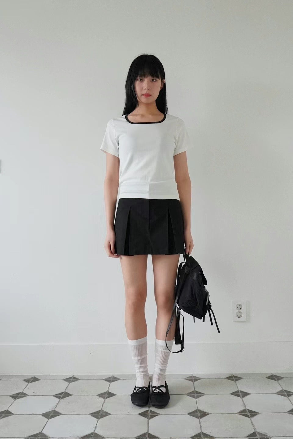 Collar contrast Tee