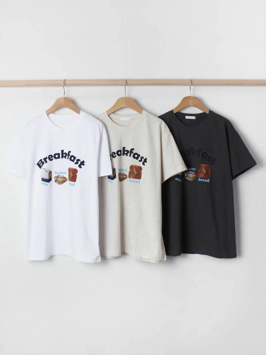 "Breakfast" tee