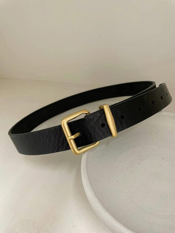 金扣意大利牛皮Belt