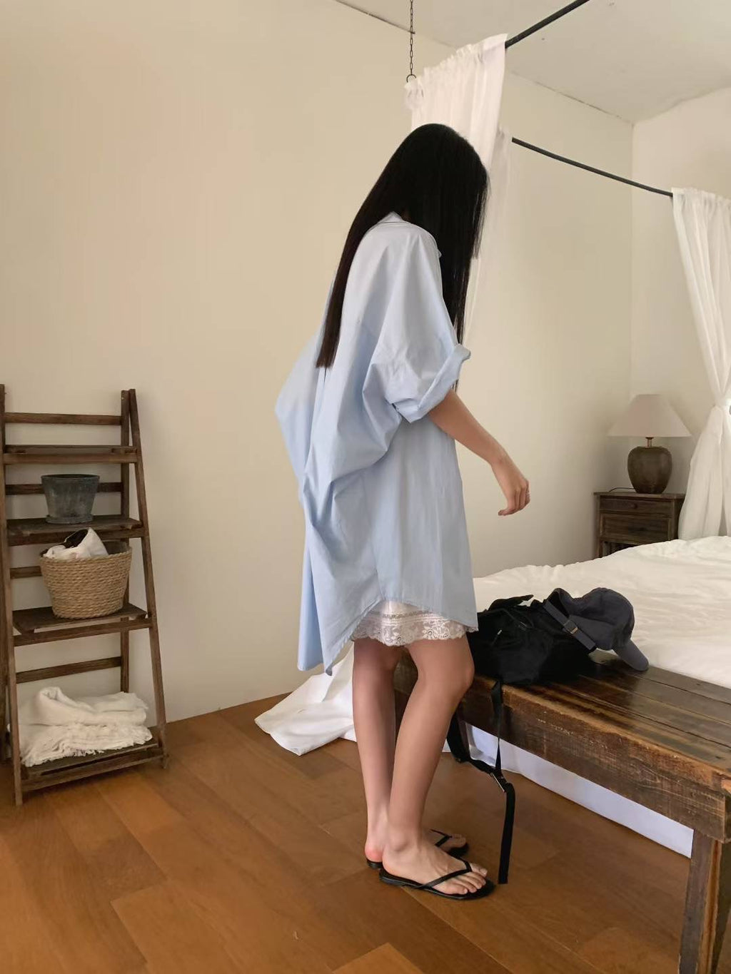短袖長恤衫