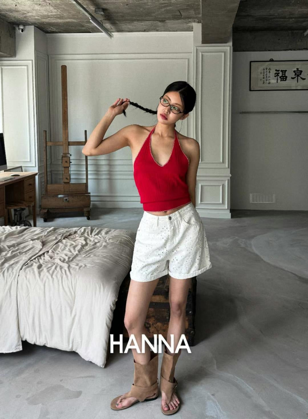 後綁背心