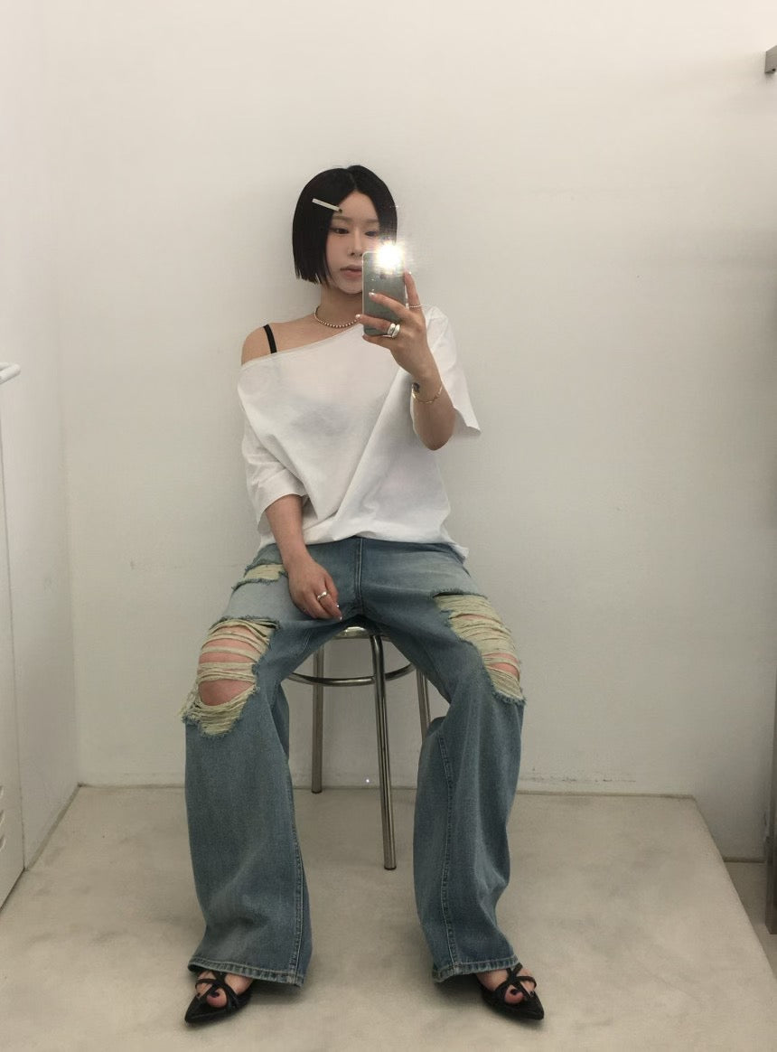 跌膊純棉Tee