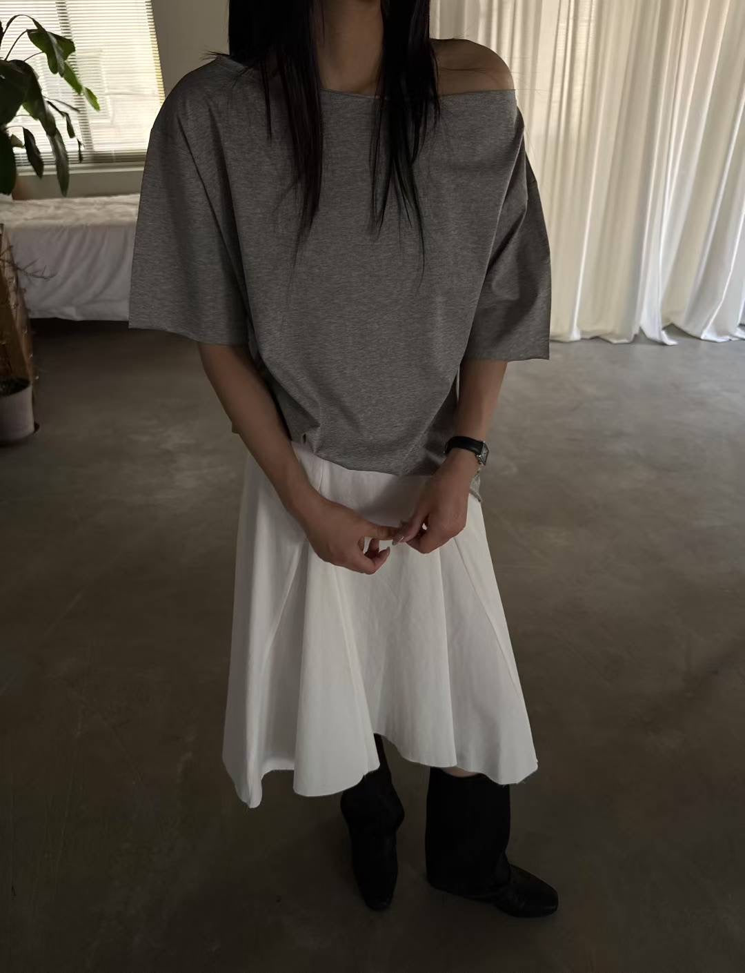 跌膊純棉Tee