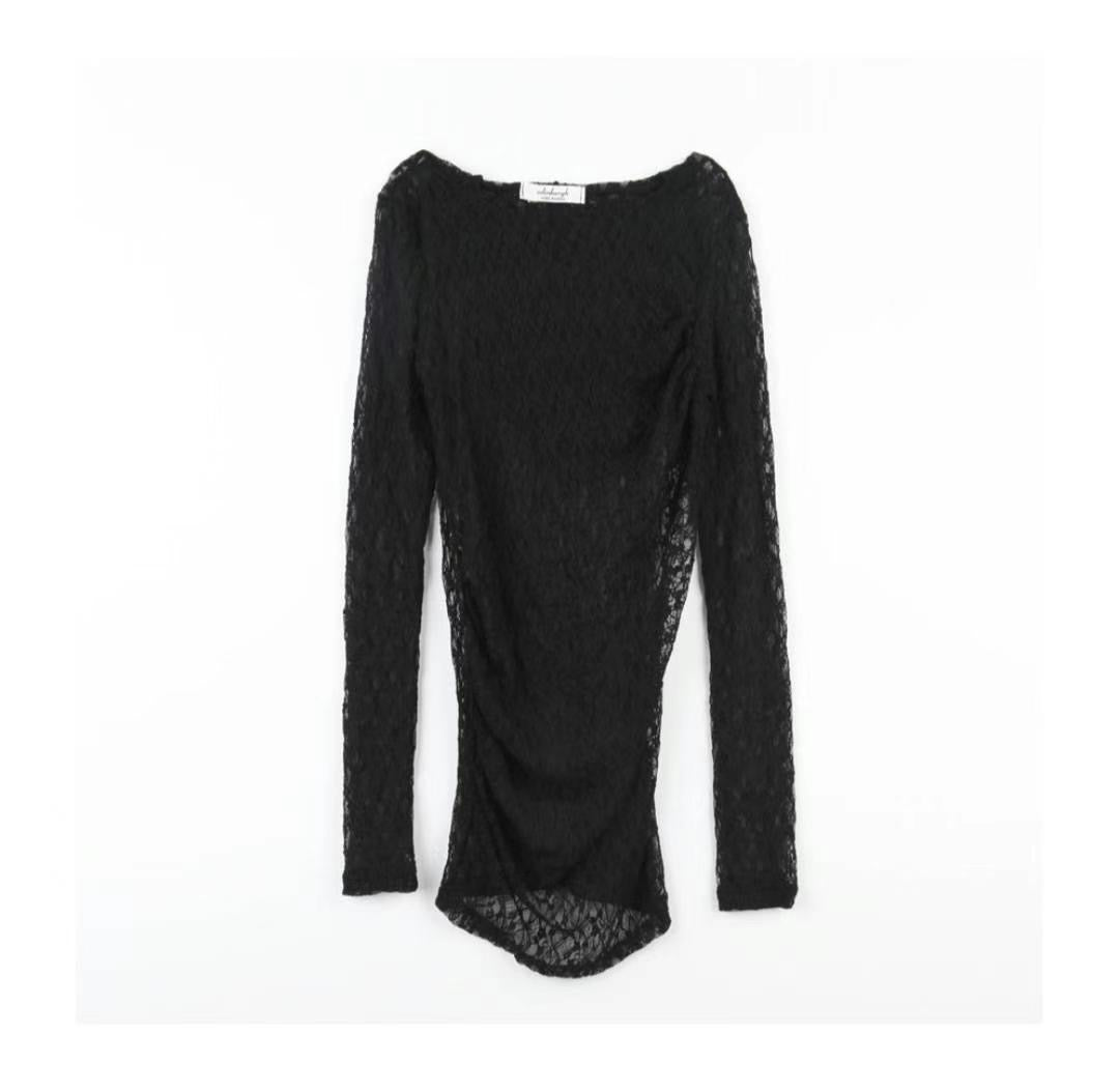 Lace hooded Tee