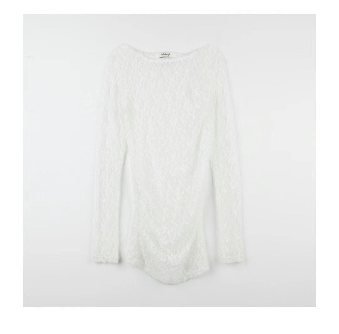 Lace hooded Tee