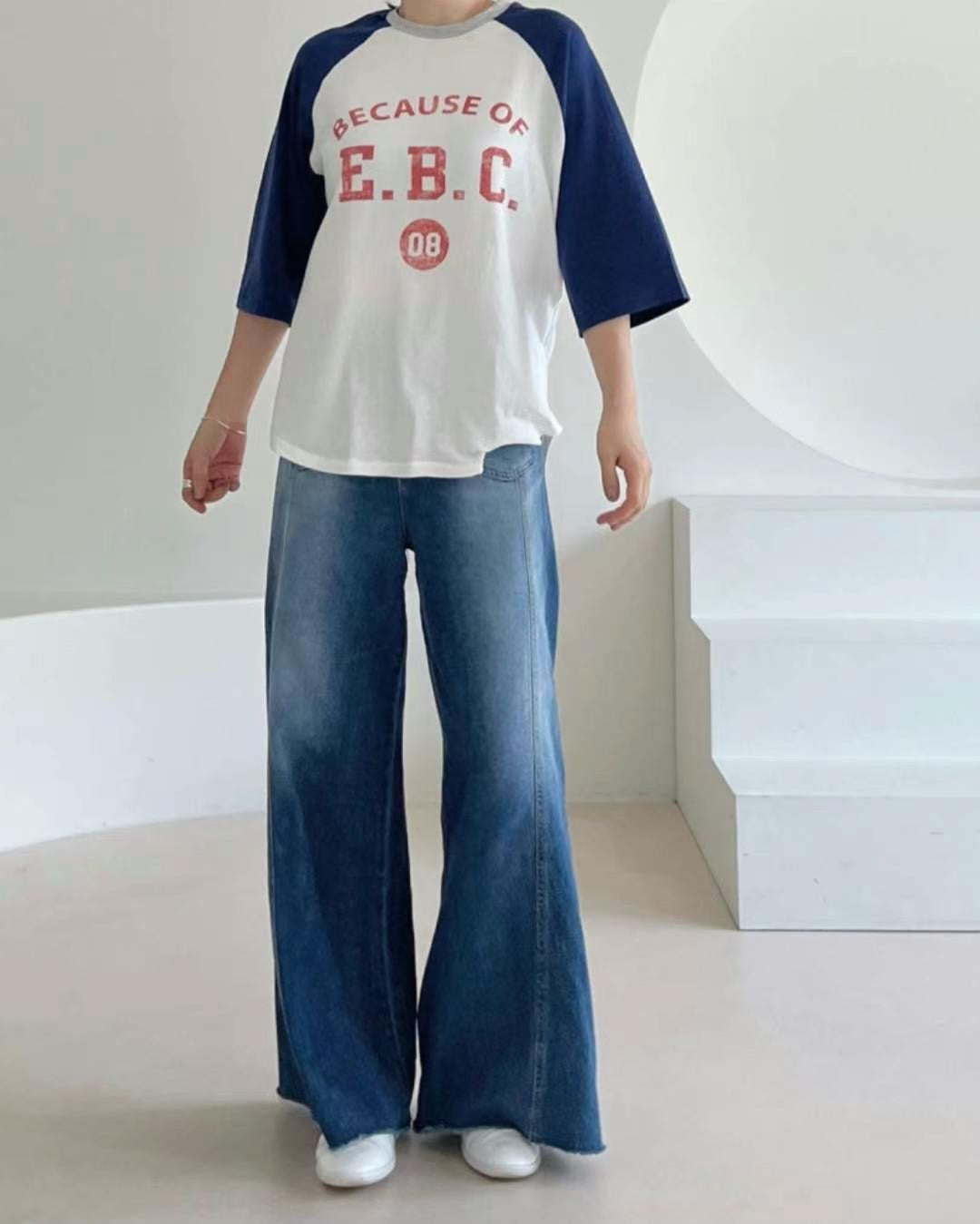 EBC English word cow horn Tee