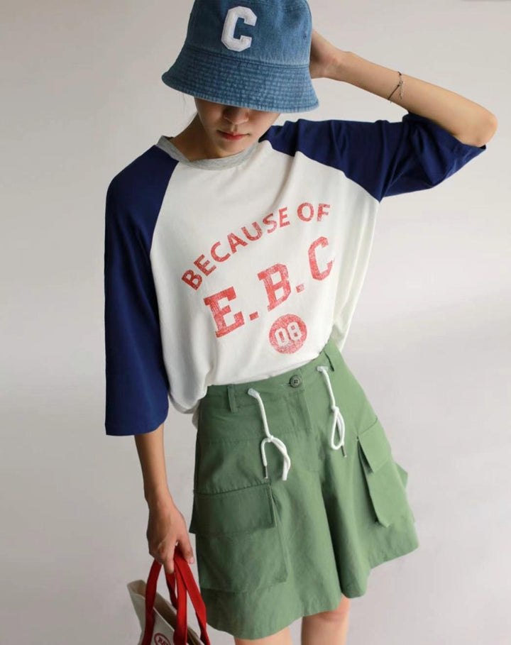 EBC English word cow horn Tee