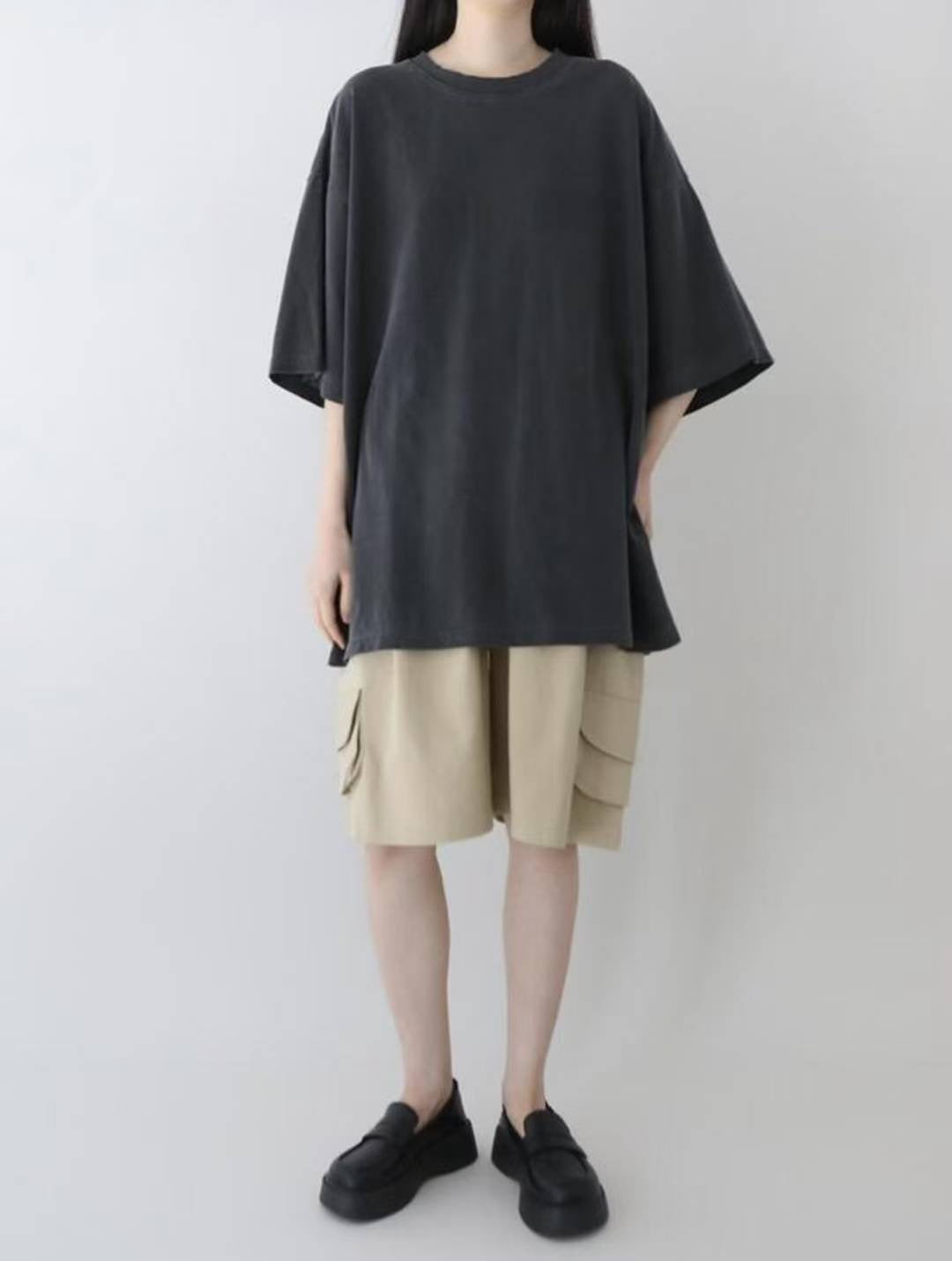 中袖長Tee