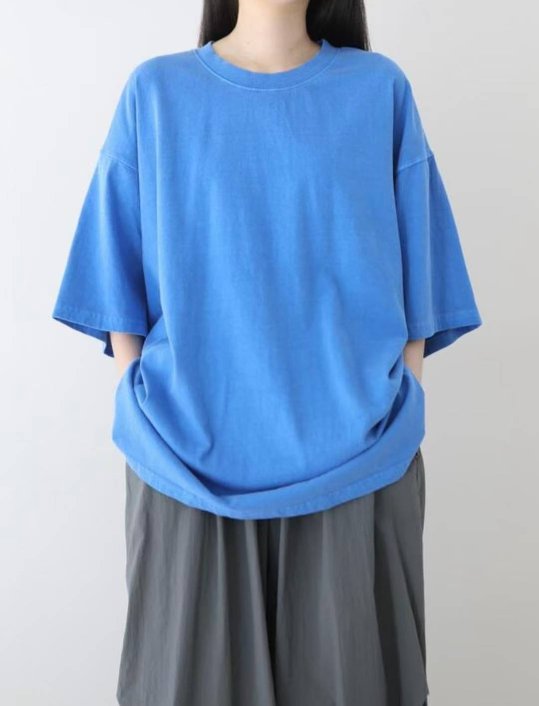 中袖長Tee