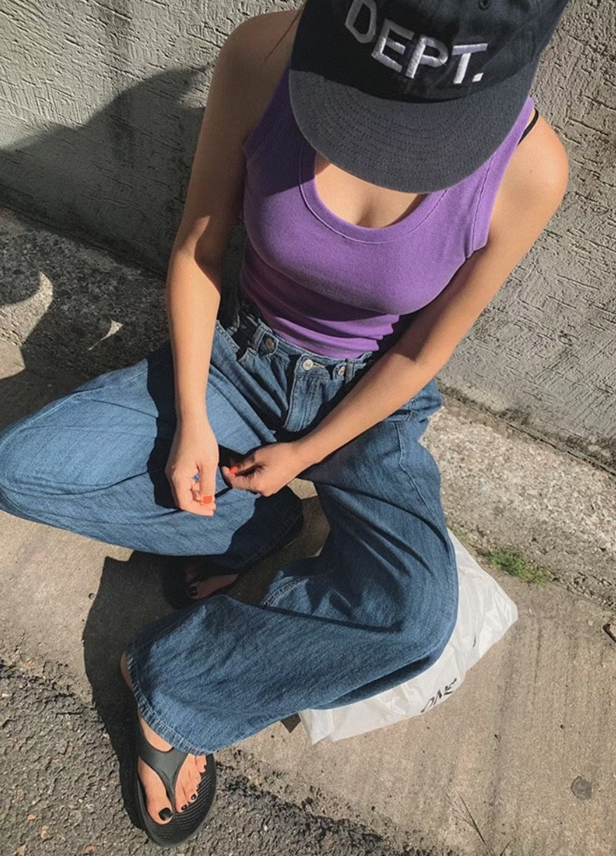洗水大領背心