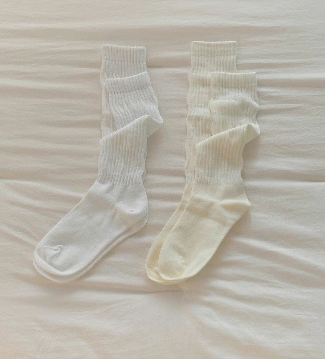 Piles of thin socks ($100/2 pairs)