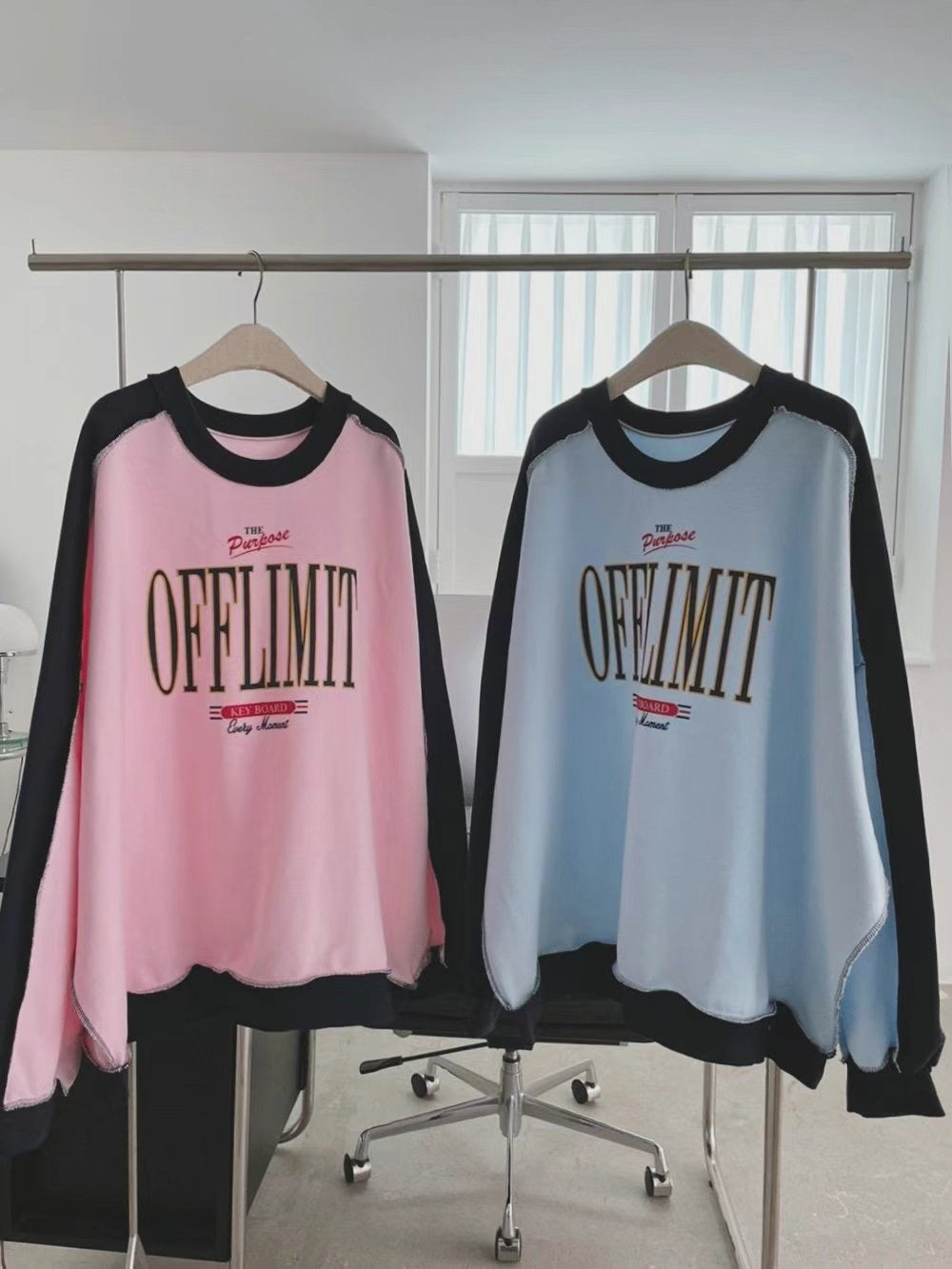 雙面“OFFLIMIT”束袖長Tee
