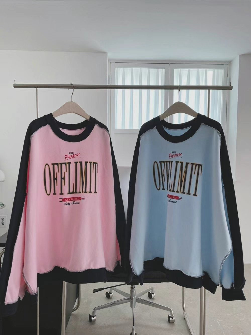 雙面“OFFLIMIT”束袖長Tee