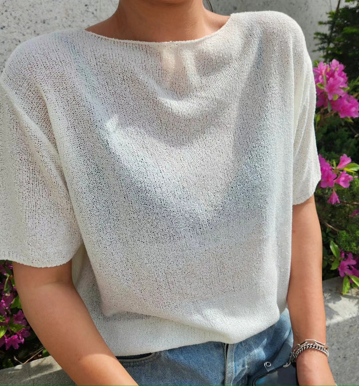 Big collar Tee