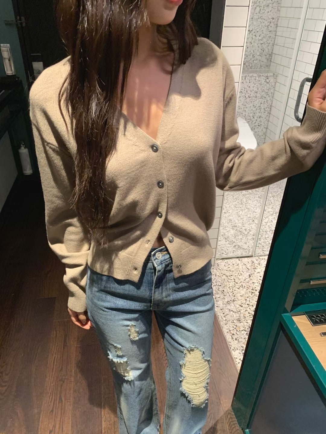 V領外套