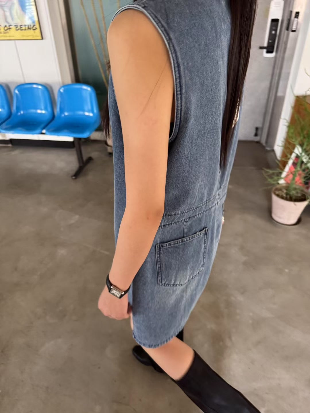 牛仔背心裙