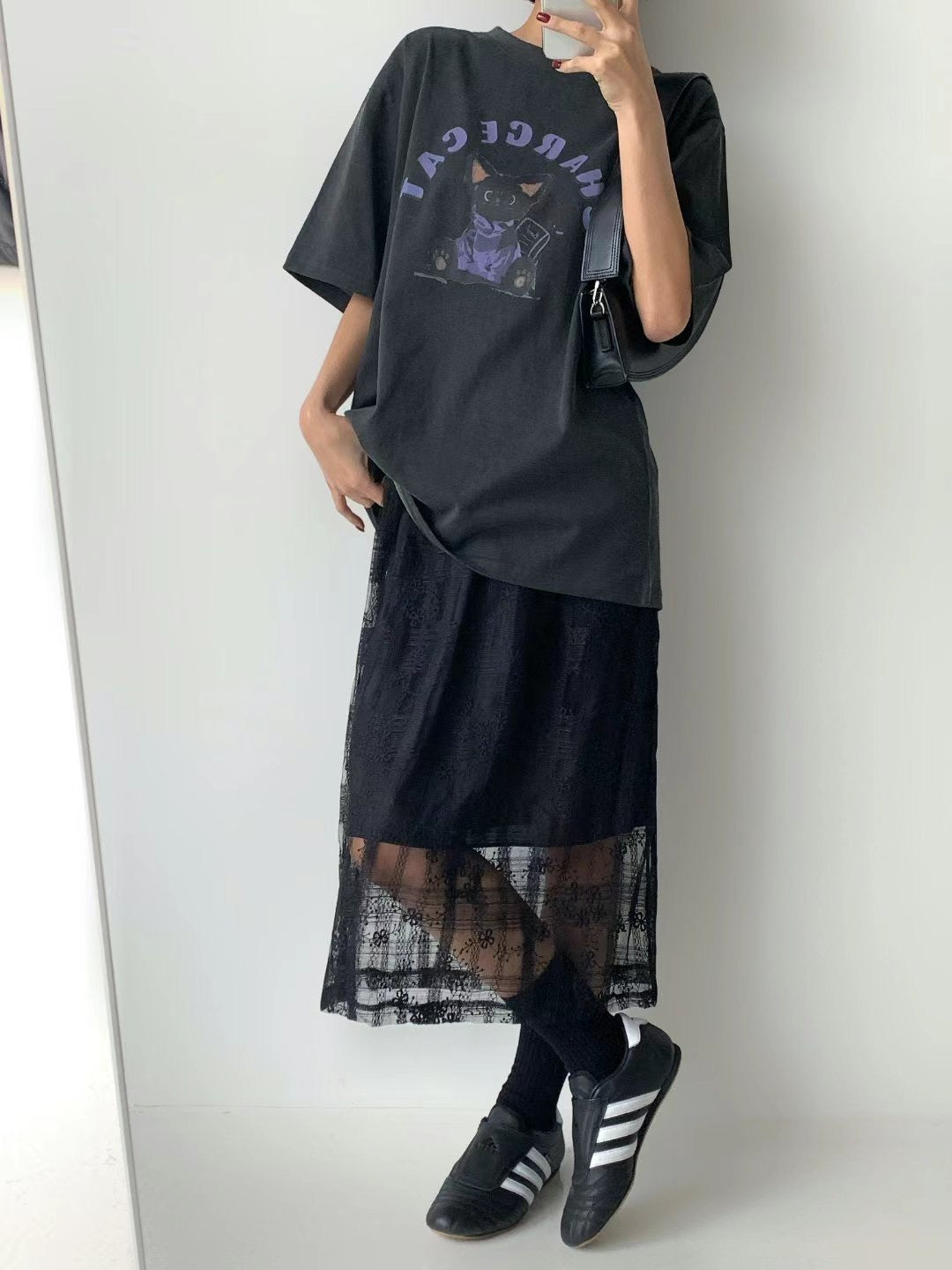 Lace半摺裙
