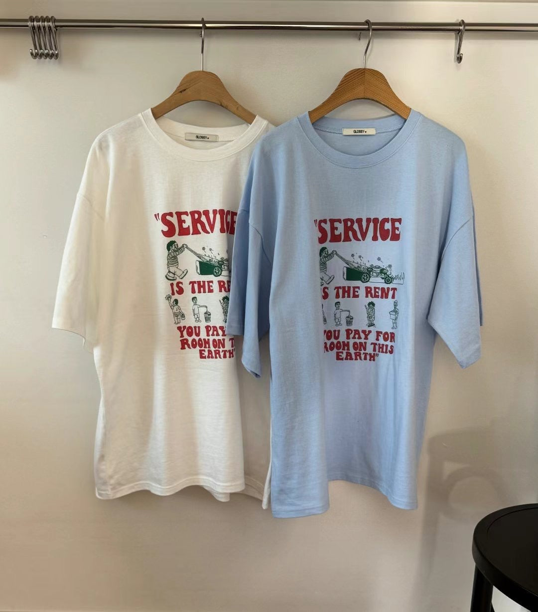 “Service”人仔Tee