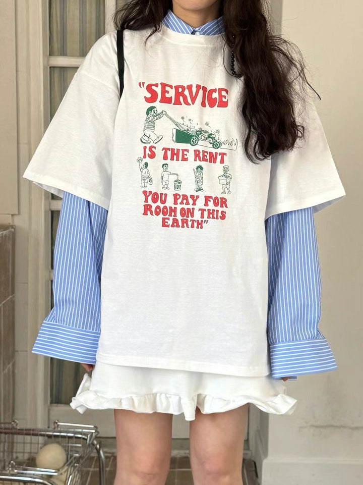 “Service”人仔Tee