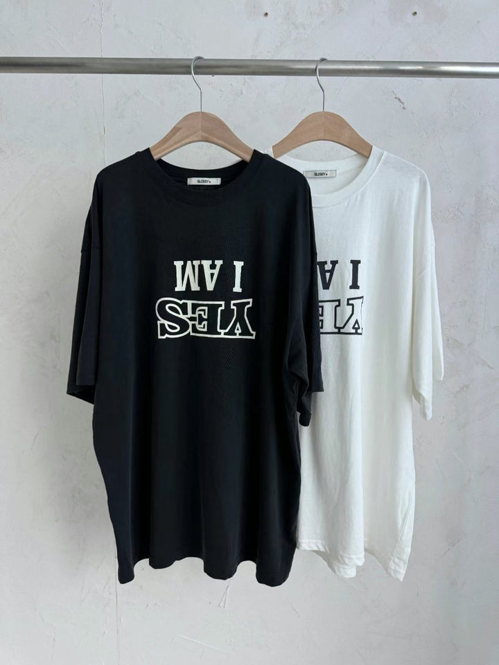 “ I AM YES”長 Tee