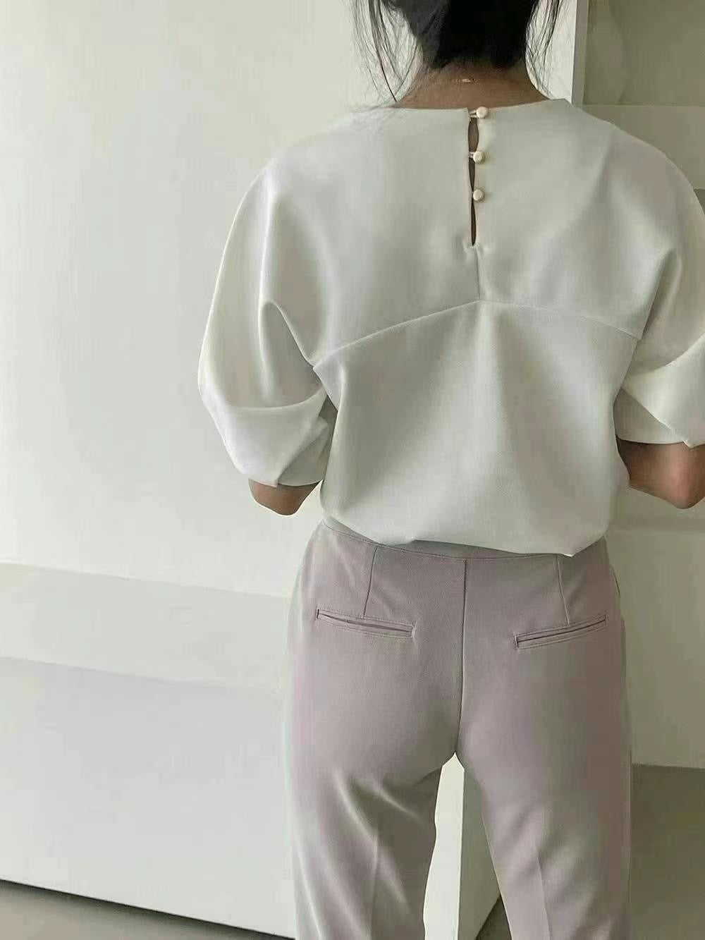 燈籠袖Tee