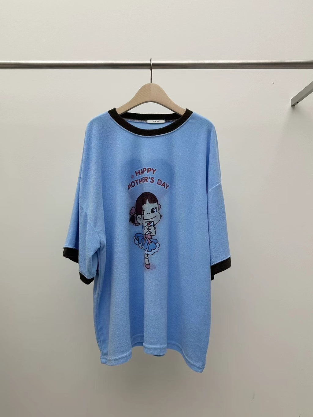 牛奶妹毛巾料長Tee