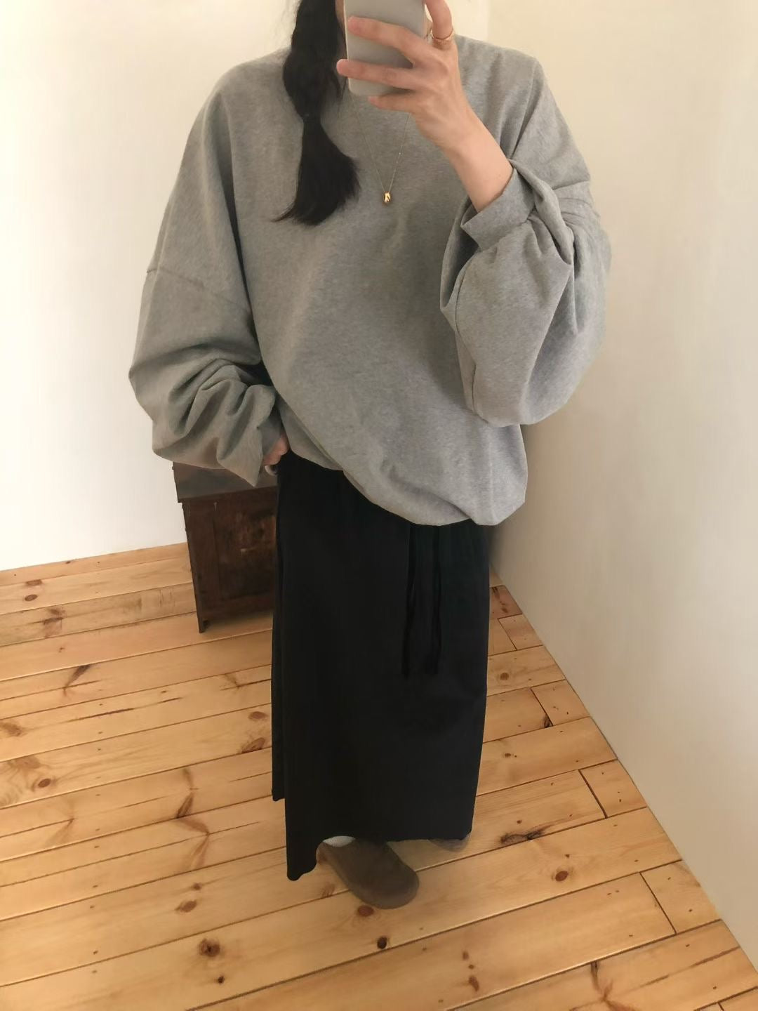 束袖長Tee
