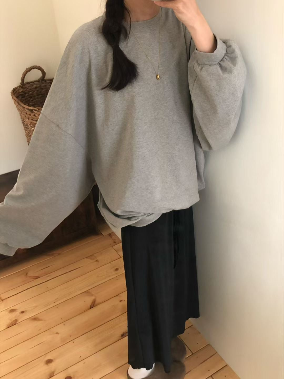 束袖長Tee