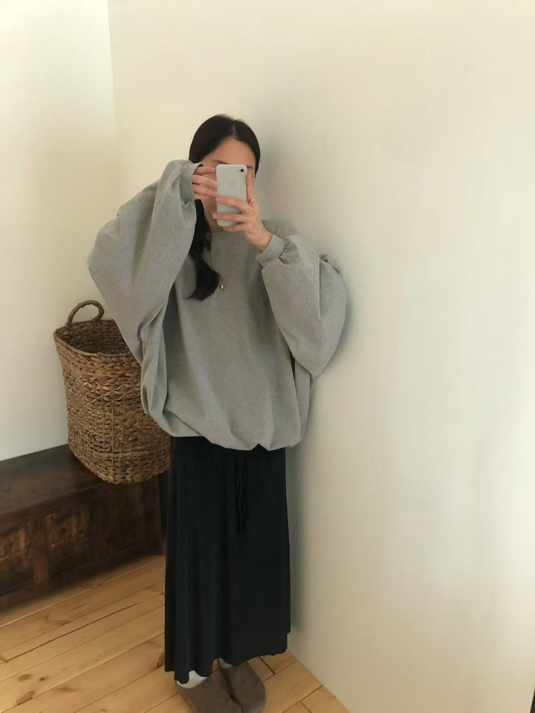 束袖長Tee