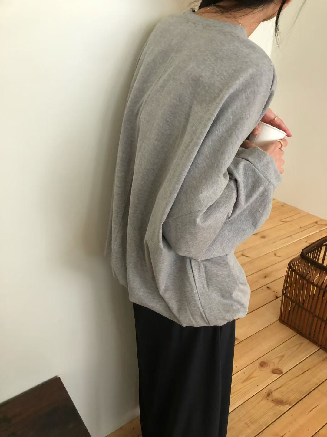 束袖長Tee