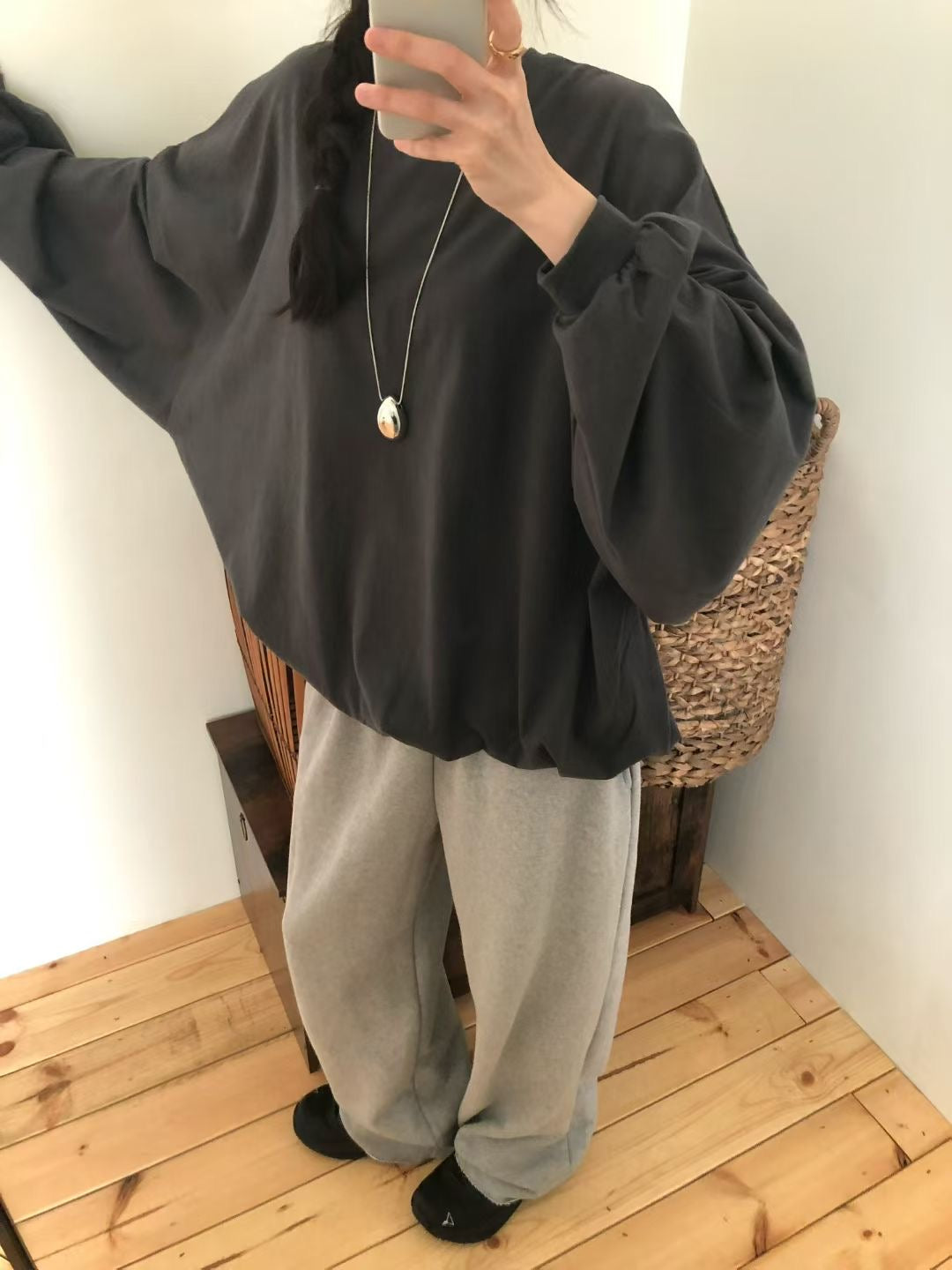 束袖長Tee