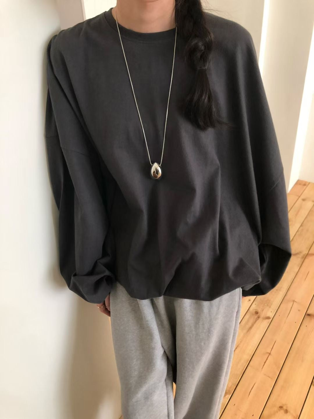 束袖長Tee