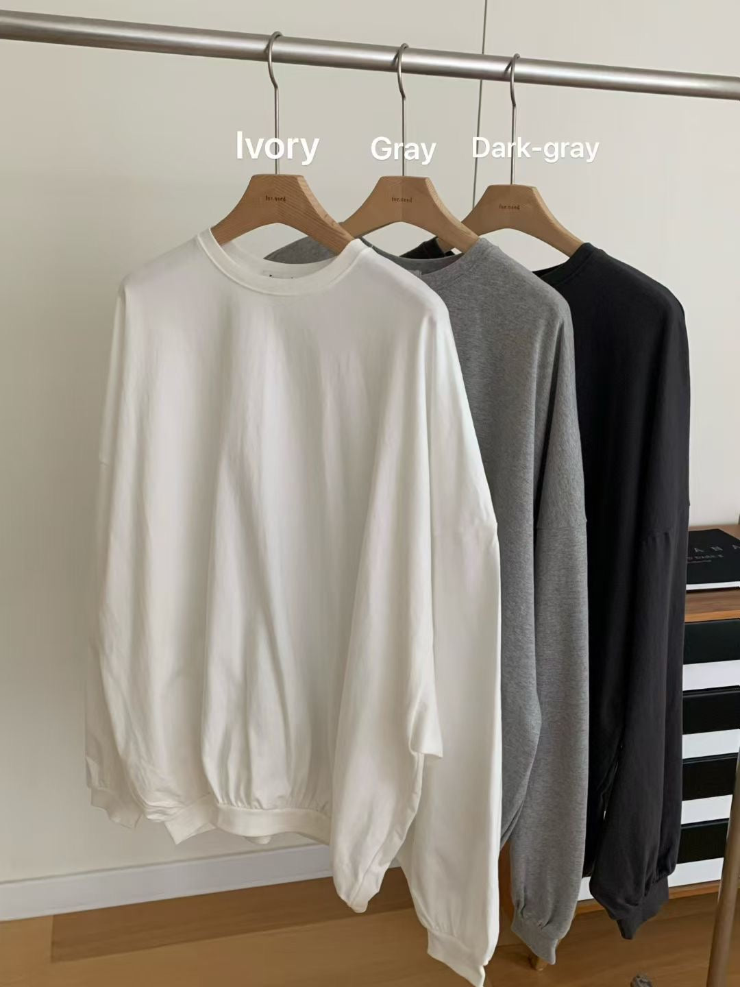 束袖長Tee