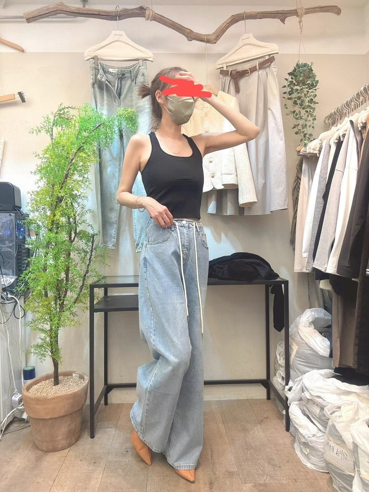 wide leg jeans