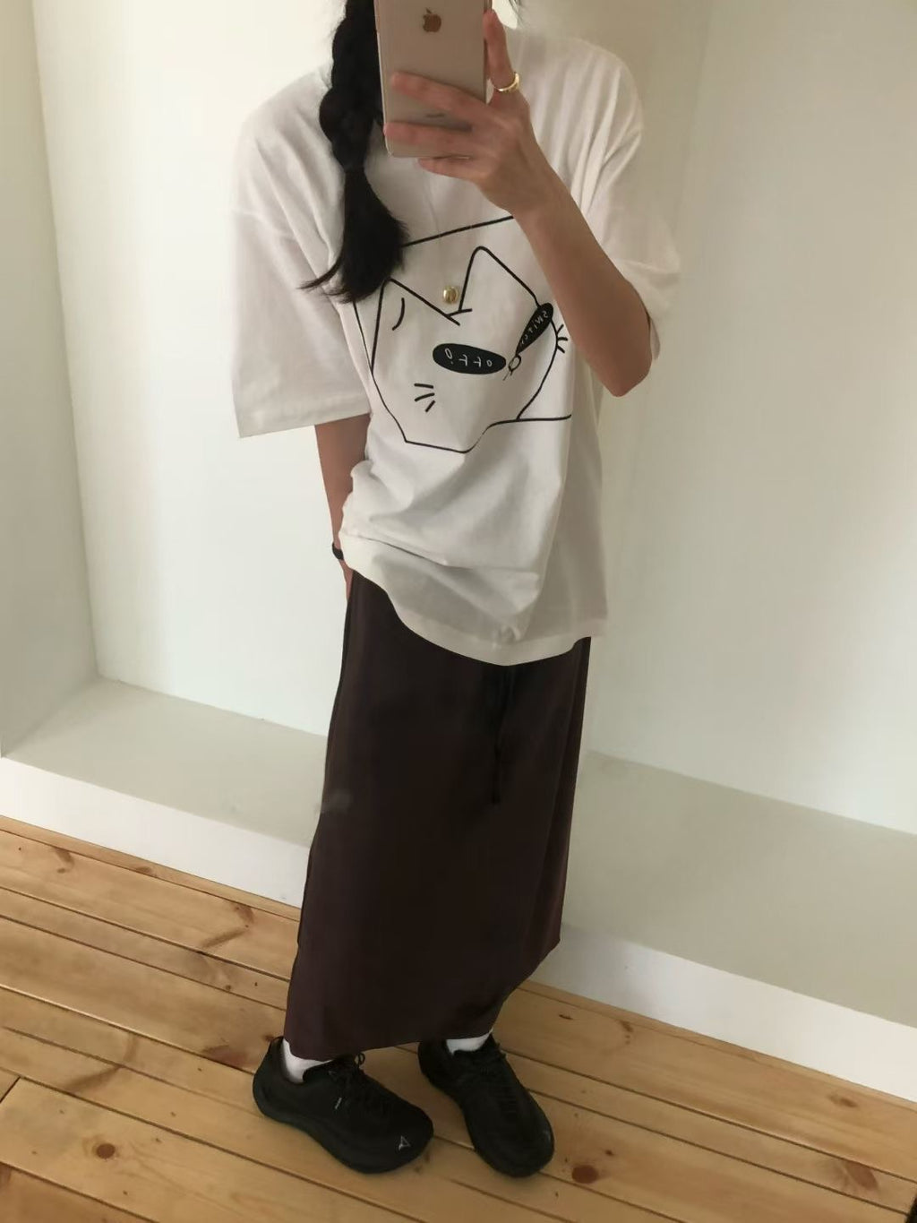 “switch off”貓Tee