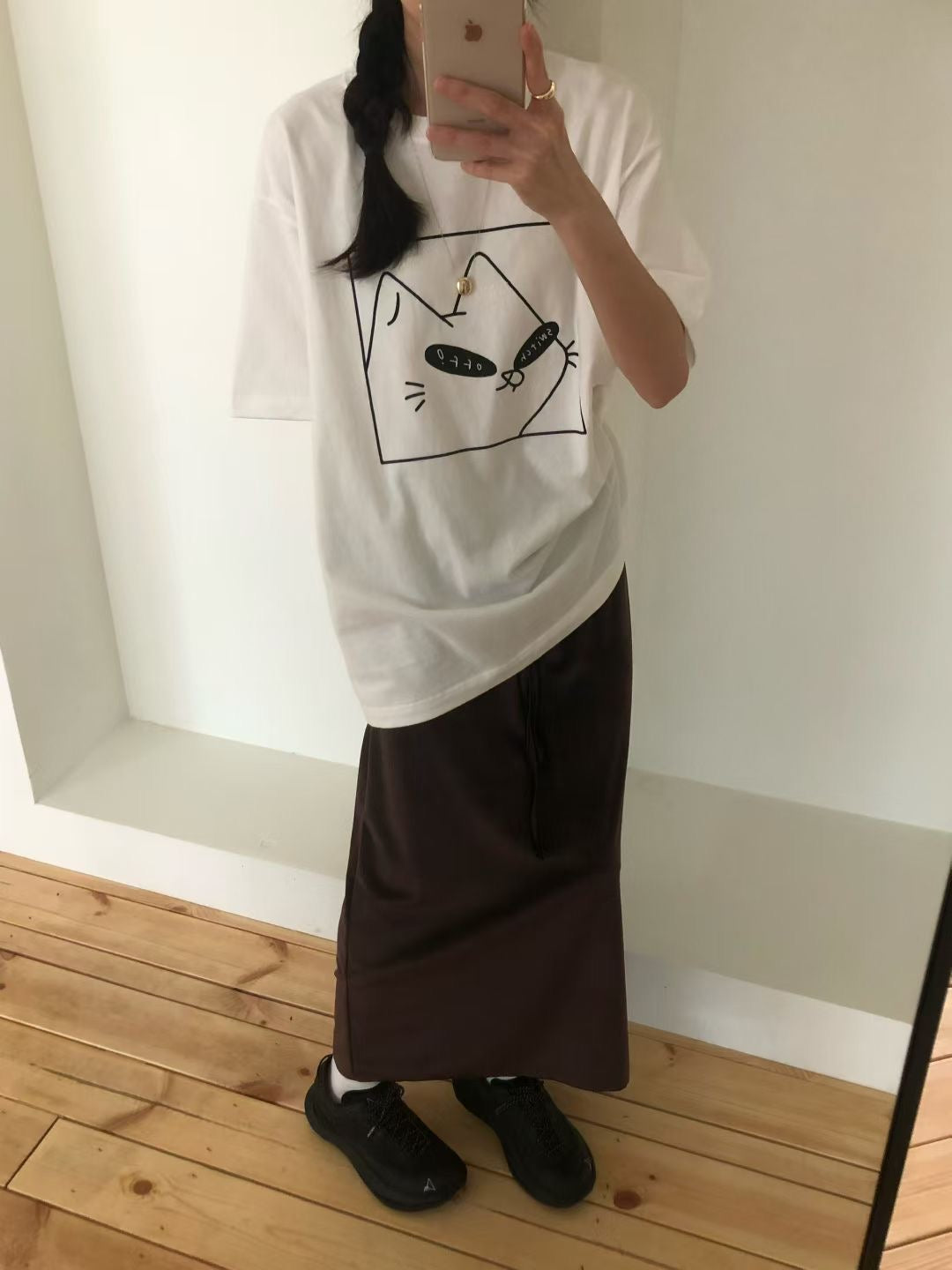 “switch off”貓Tee