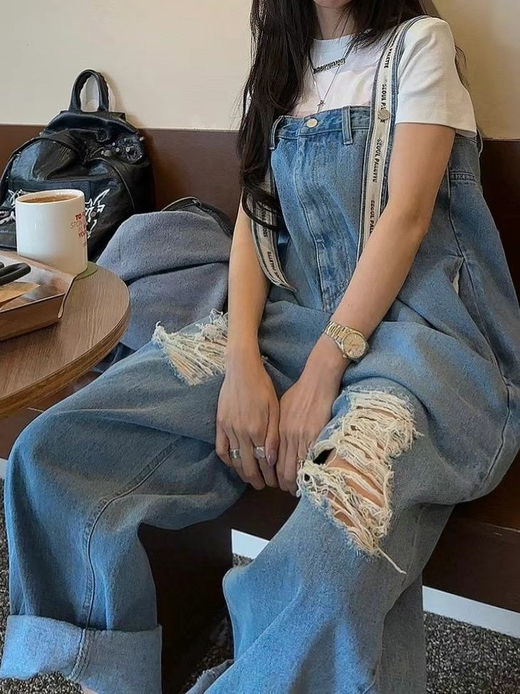 Seoul overalls with suspenders