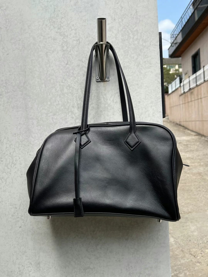 Cowhide long bag