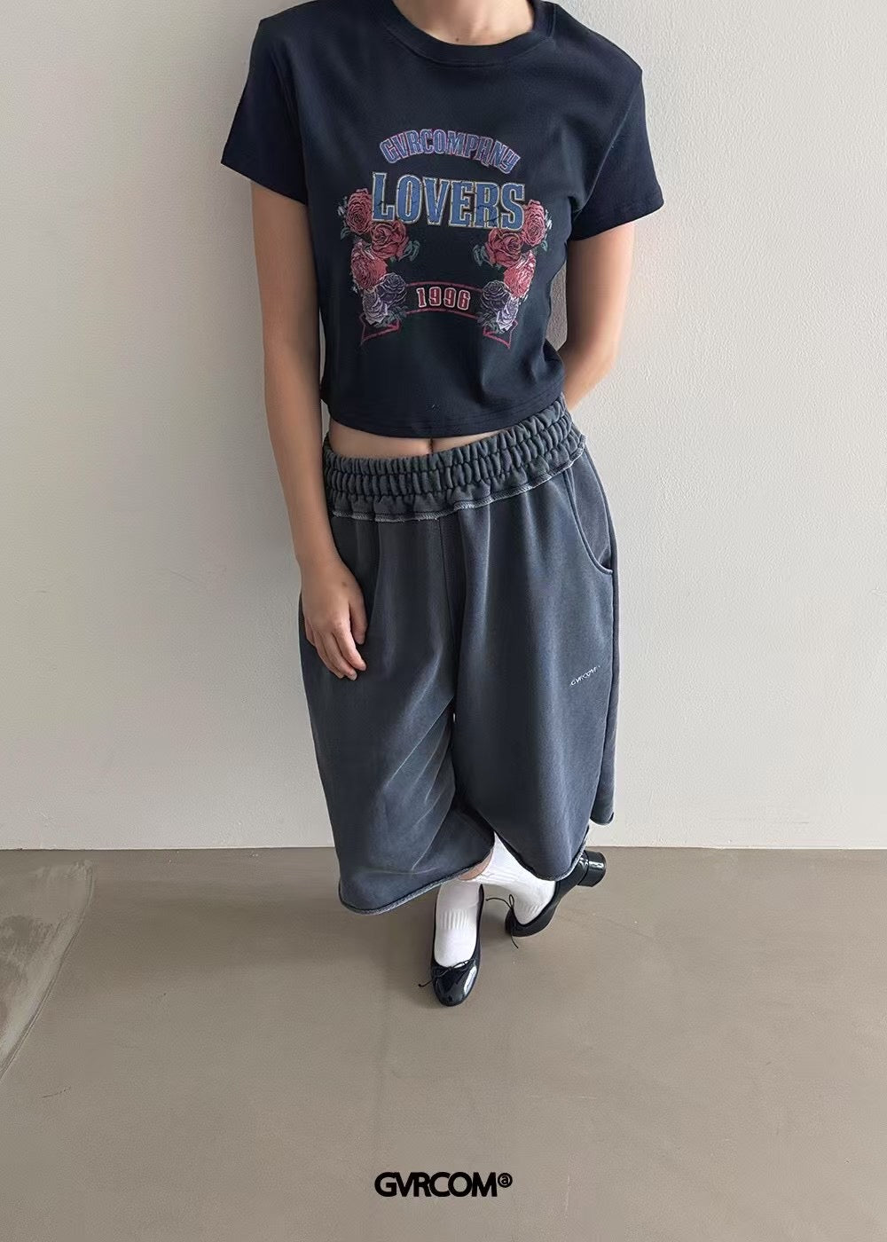 Lovers玫瑰短Tee