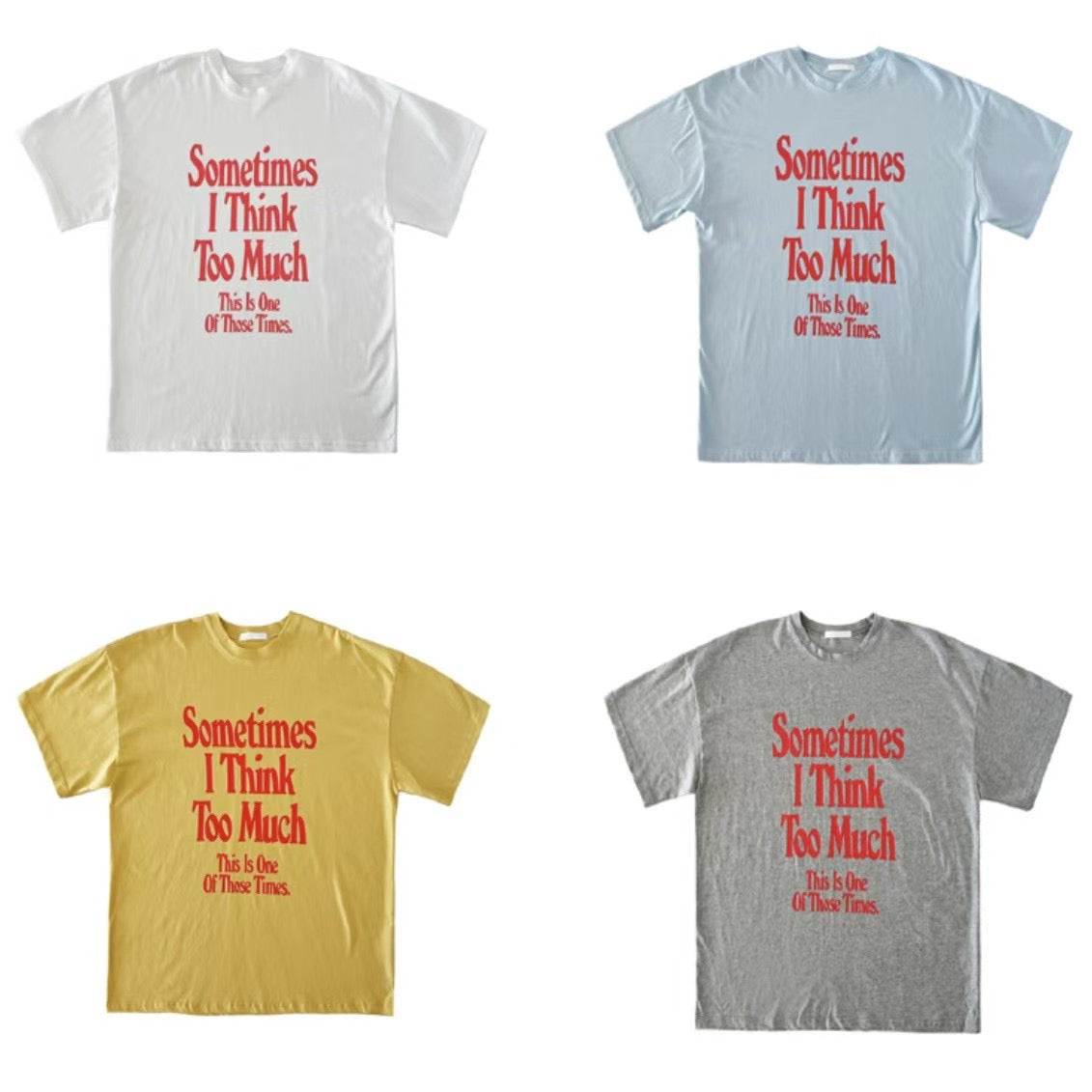“Some Times”英文字Tee