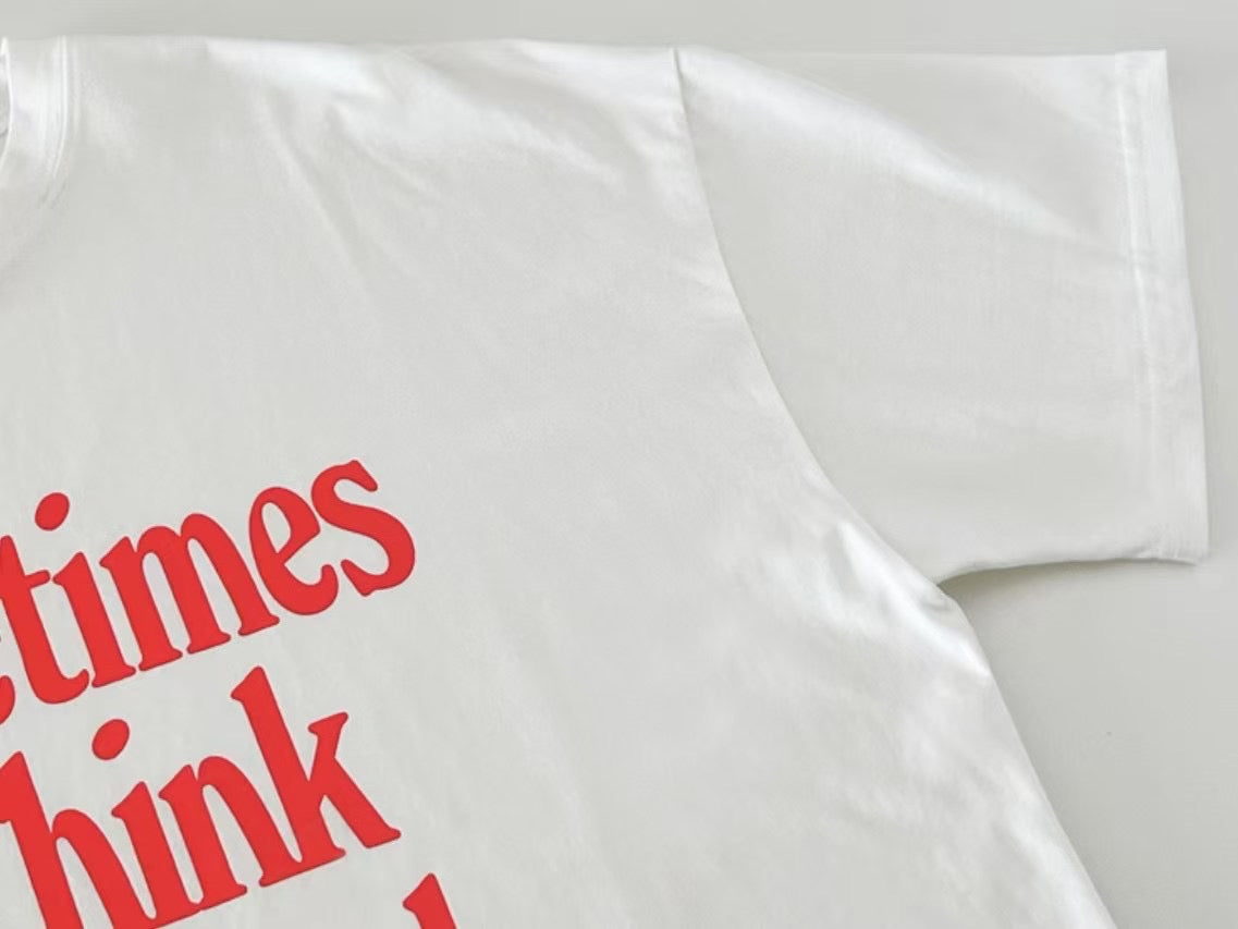 “Some Times”英文字Tee