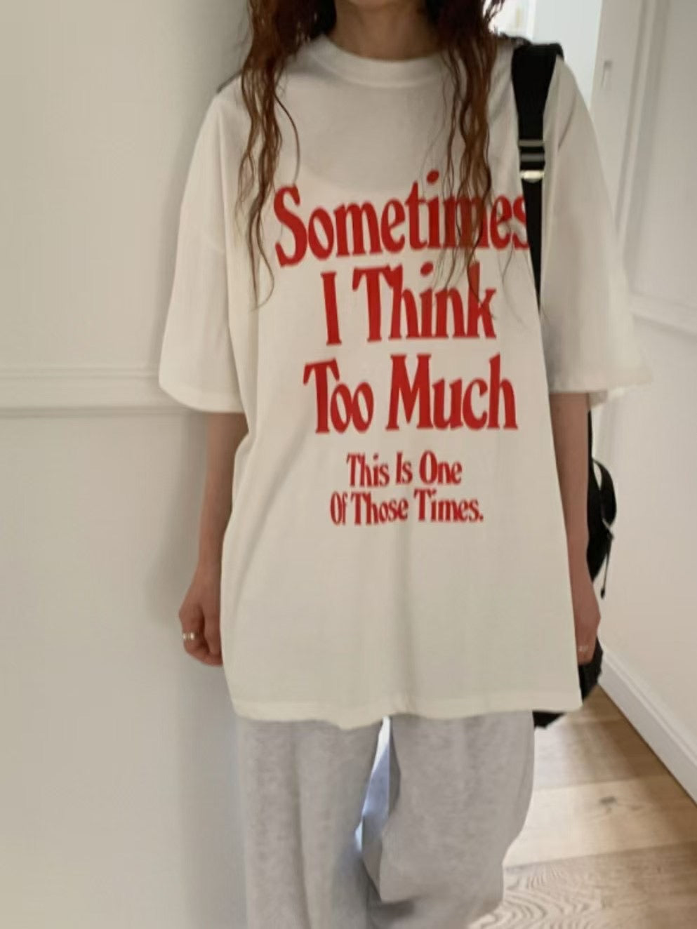 “Some Times”英文字Tee