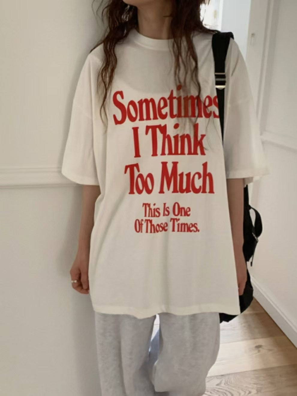 “Some Times”英文字Tee