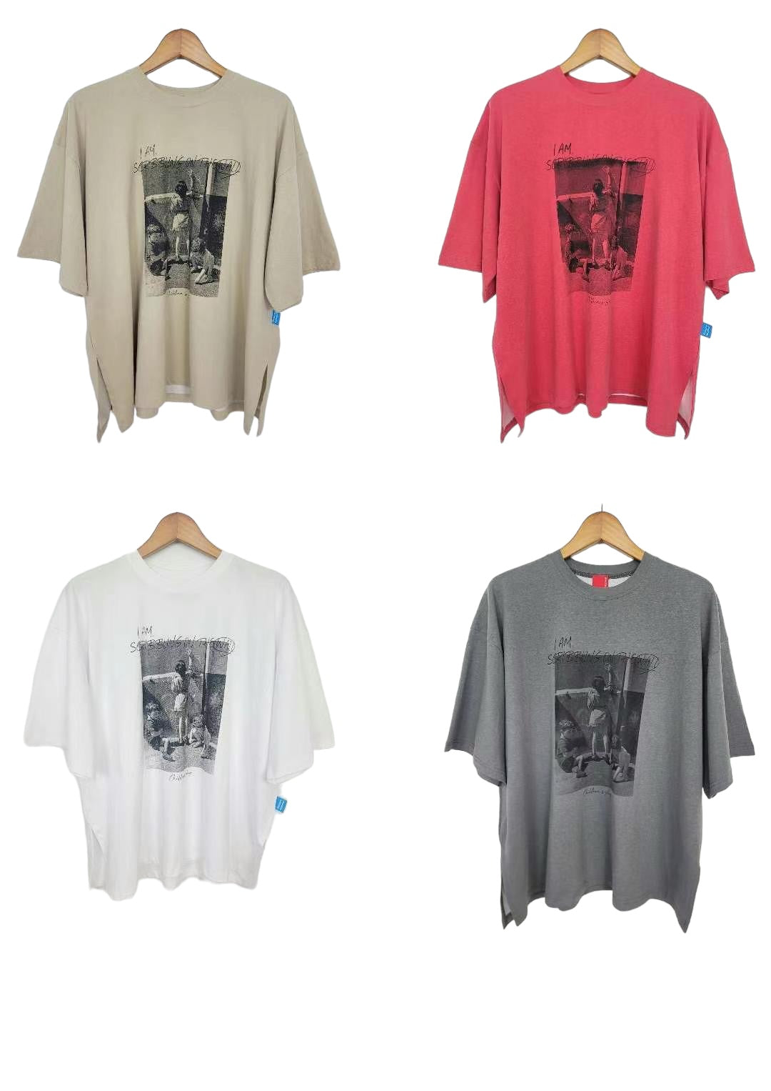 黑白圖片Tee