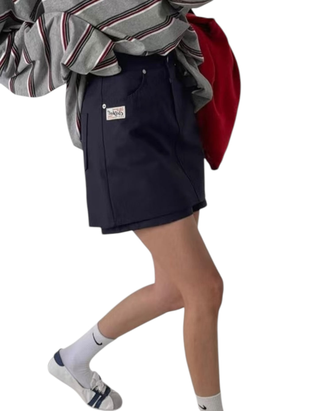 扯布料裙褲