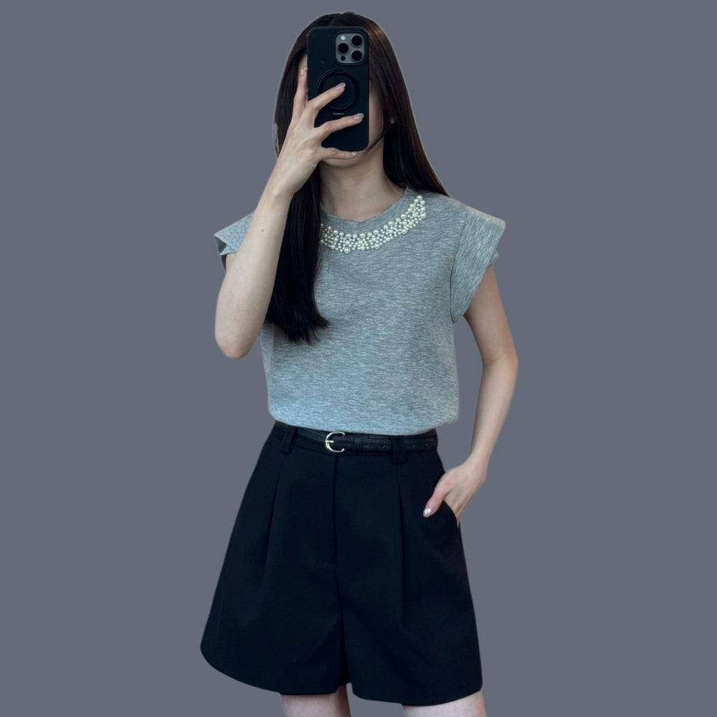 珍珠領Tee