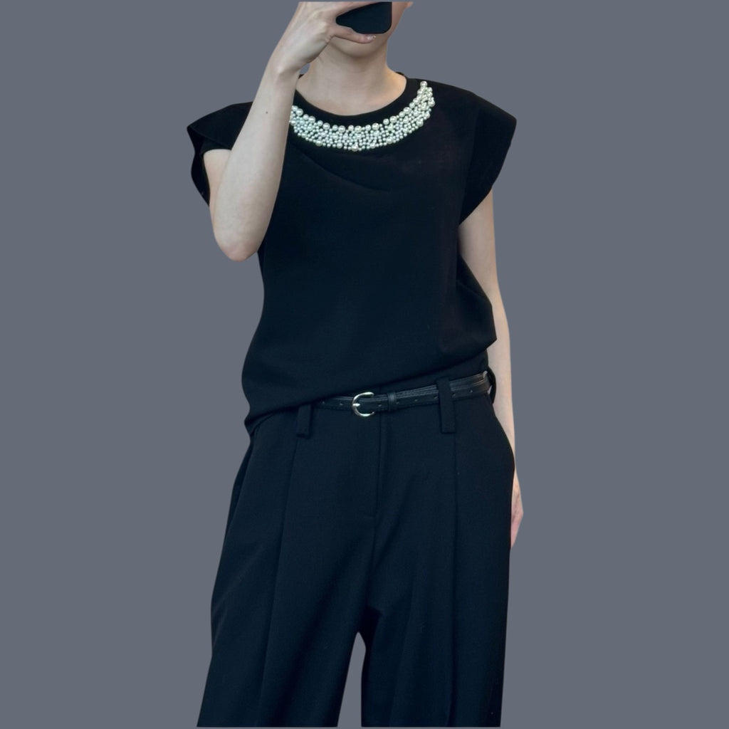 珍珠領Tee